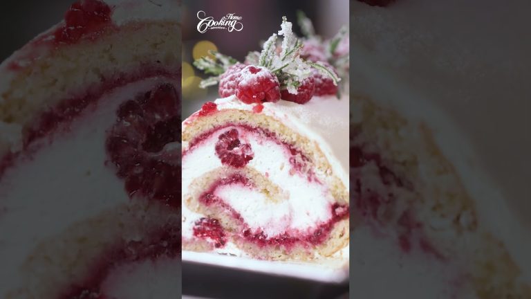Christmas Raspberry Cake Roll – The Ultimate Recipe for an Impressive Holiday Dessert