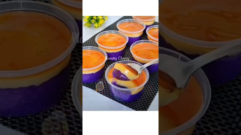 Biko -Leche Flan in One! #snacksrecipe #dessert #recipe #yummyfood