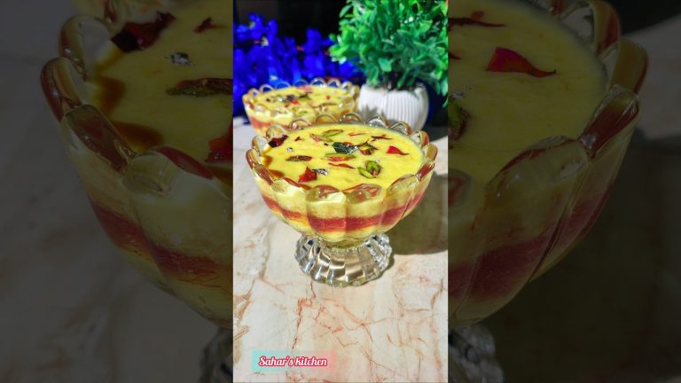 Ramadan Special Dessert Recipe | 10 Minute Iftar Meetha | Sahar's kitchen #ramadandessert