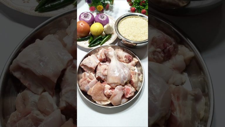 Chicken Biryani 😋💕 चिकन बिरयानी बनाने का आसान तरीका👍😍#hydrabadibiryani #shorts #shortsfeed #food #yt