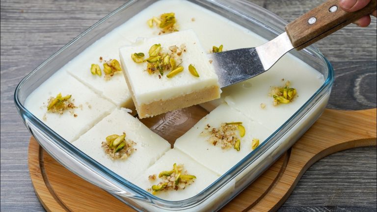 Just Semolina & Milk! Easy Suji Milk Dessert | 2 Ingredient Dessert Recipe