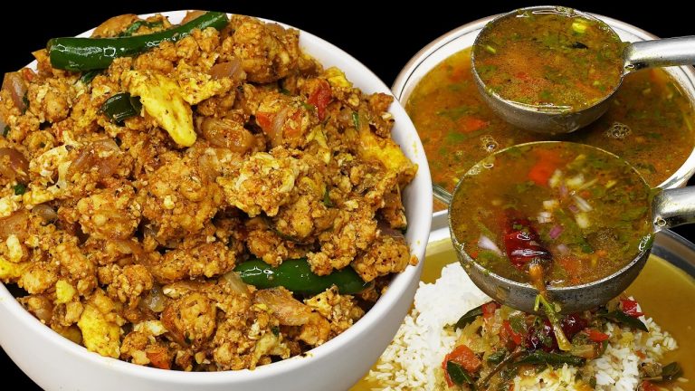 இந்த Recipe ரெண்டும் நாளைக்கே செஞ்சி பாருங்க அசந்துடுவீங்க | Rasam and Chicken Egg Sidedish Combo