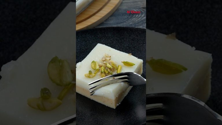 Just Semolina & Milk! Easy Suji Milk Dessert  #recipe #dessert #milkdessert #milkcake