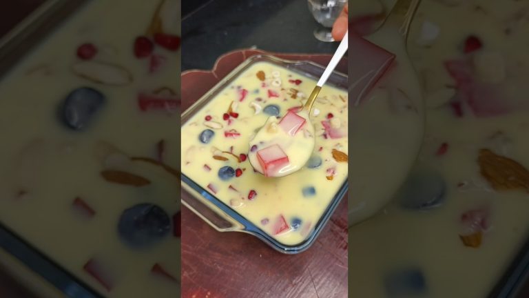 Ramzan Fruit Custard Recipe | Iftar Special Sweet Dish | Fruit Custard Recipe #ramzanrecipe #shorts