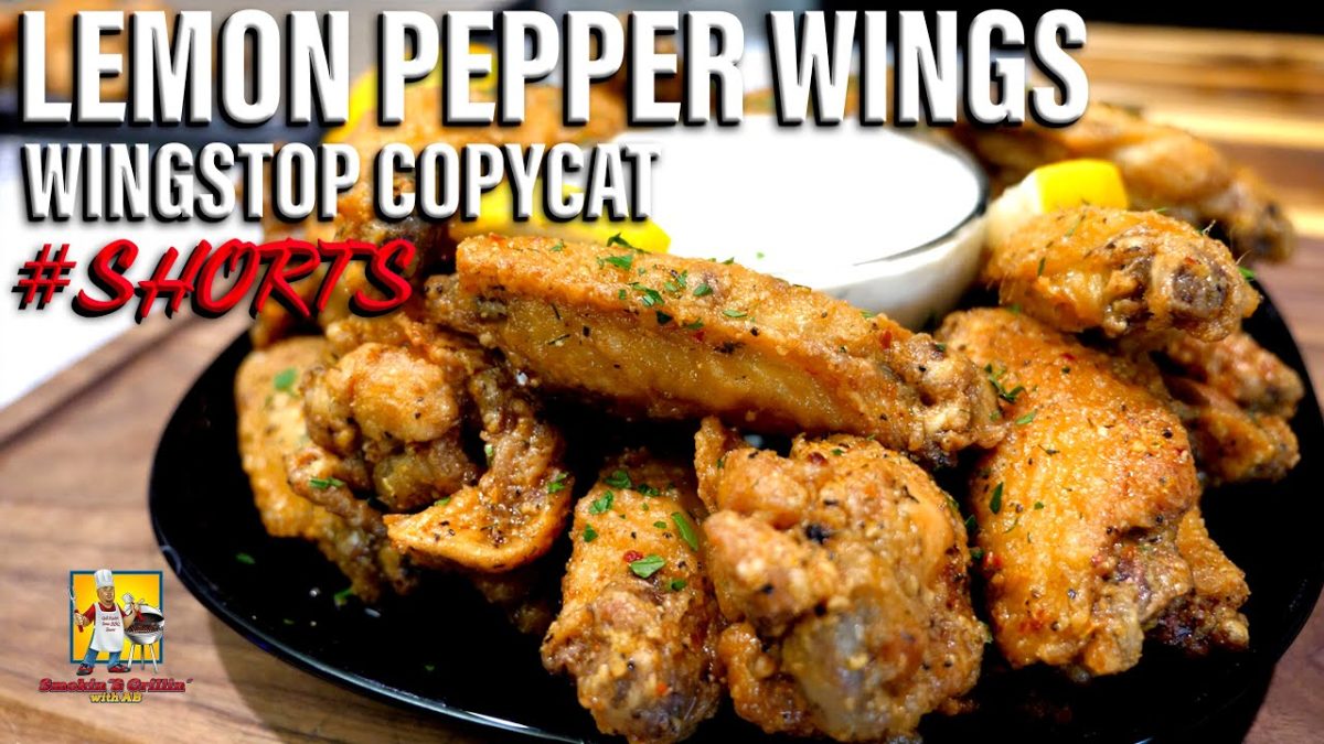 Easy Lemon Pepper Wings #Shorts