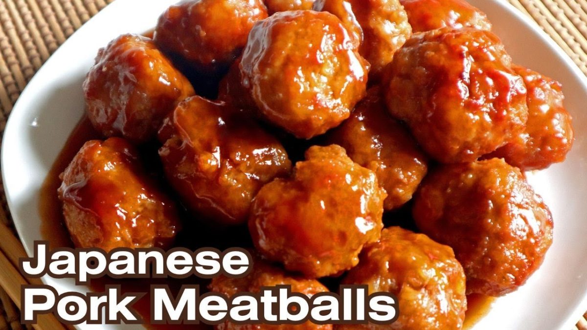 Japanese-Style Pork Meatballs | A Classic Home-Style Dish
