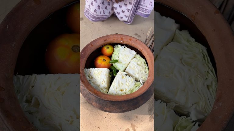 Cabbage Bhorta Recipe | Simple Bengali Style#shorts #recipe #cooking