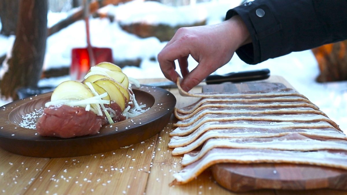 Calm Night Alone in the Woods