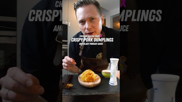 Food Shot World Tour | EP4: Chinese Baijiu Shot x Crispy Pork Dumplings & Black Vinegar Sauce