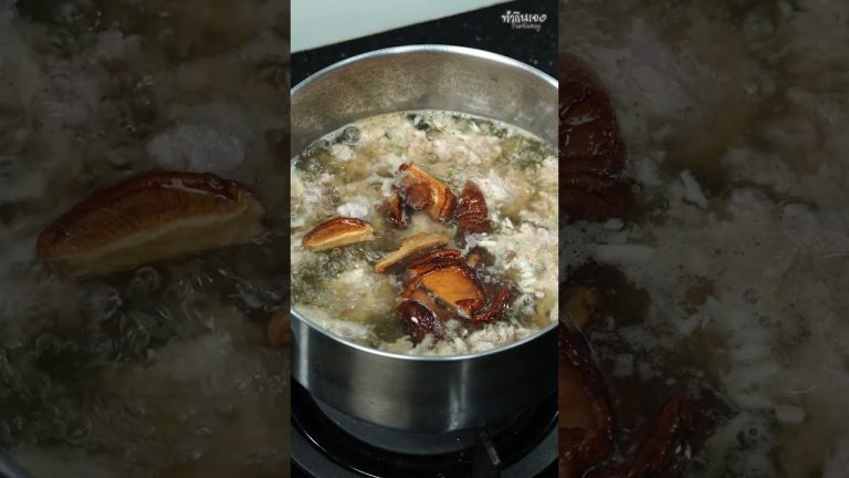 ต้มจืดหัวไช้เท้าหมูสับ  #สูตรอาหาร #cooking #recipe