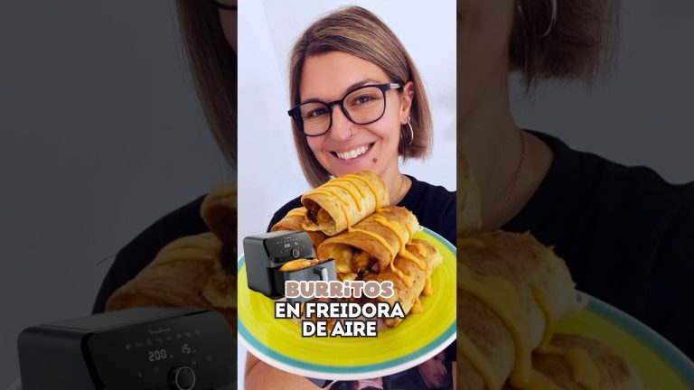 BURRITOS en FREIDORA de AIRE *Idea CENA Fácil y Rápida*