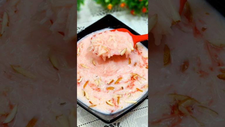 Ramazan ka Royal Falooda | Vermicelli Rose Falooda Recipe | dessert recipes #ramadanrecipes #shorts