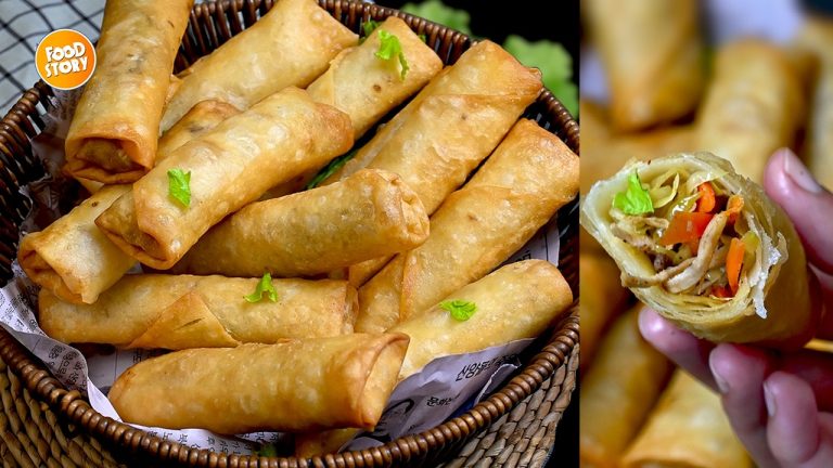 Ramzan Special Golden & Crispy Chicken Spring Roll Recipe, Best Iftar Snacks by Samina Food Story