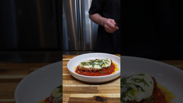 Chicken Parmesan keep it crispy