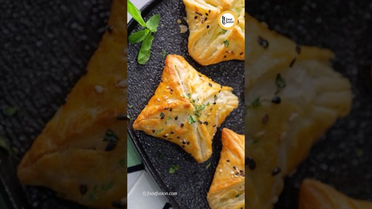 Chicken Pyramids Puffs Ramzan Special Recipe by Food Fusion