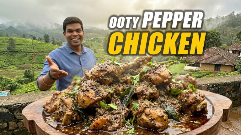 பட்டாசு Recipe 🔥 Pepper Chicken | சுட சுட Tasty CHICKEN IN OOTY STYLE | Chef Deena's Kitchen