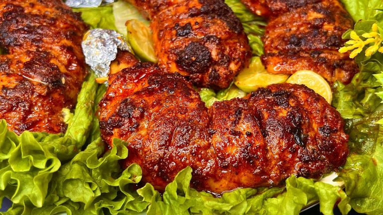 Juicy Delicious TANDOORI CHICKEN Without Oven With Home-Made Tandoori Masala | Best Iftar Party