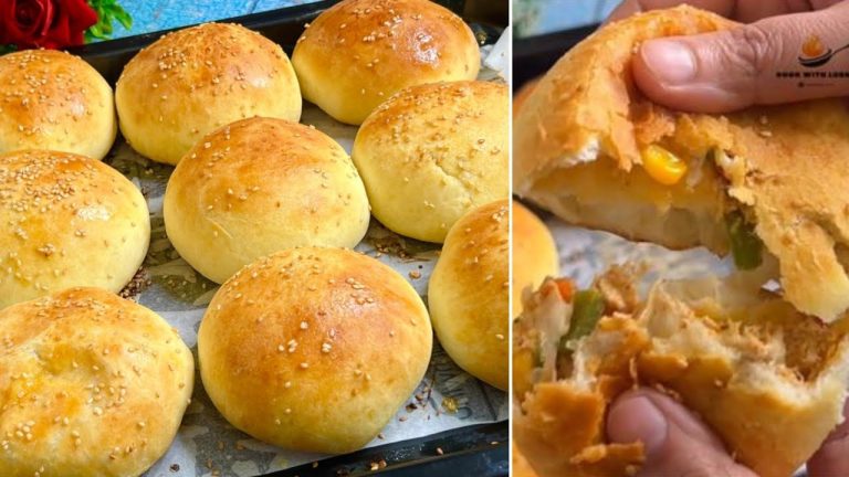 Ramadan Special EP- 3✨| Stuffed Chicken Buns Recipe | Chicken Buns Recipe