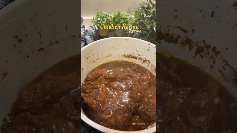 Chicken Korma Recipe #shorts