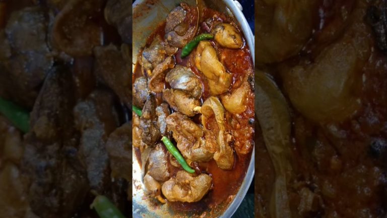 Chicken Pota Kaleji/चिकन पोटा कलेजी बनाने का बिना झंझट आसान और बिल्कुल नया तरीका/#pota Kalej #shorts