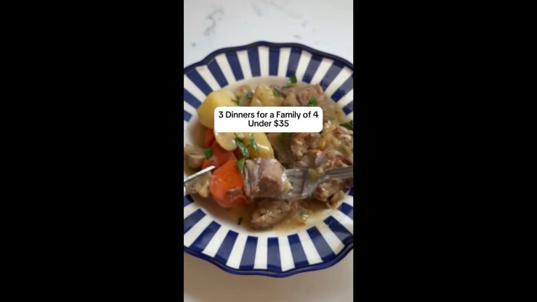 One pork shoulder, three cozy dinners. Budget win of the week. 🐖✨