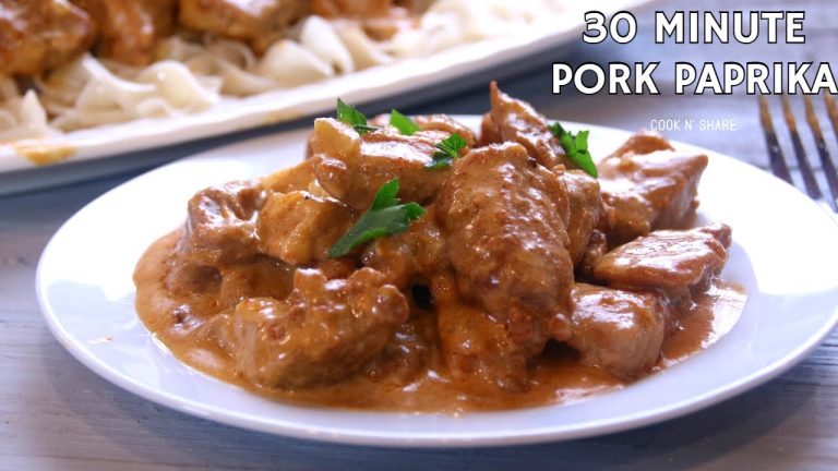 Easy Creamy Paprika Pork Recipe in 30 Minutes