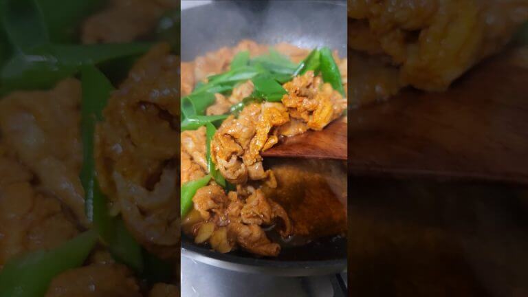 Stir-Fry Spicy Pork |  pork recipe | #porkrecipe #cooking #shorts #shortsviral