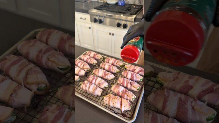 Spicy Pork Salsa Jalapeño Poppers 🌶🔥