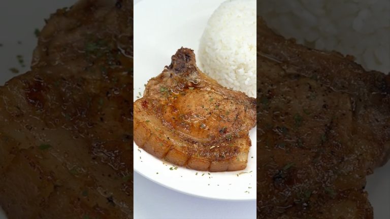 Honey Garlic Pork Chop