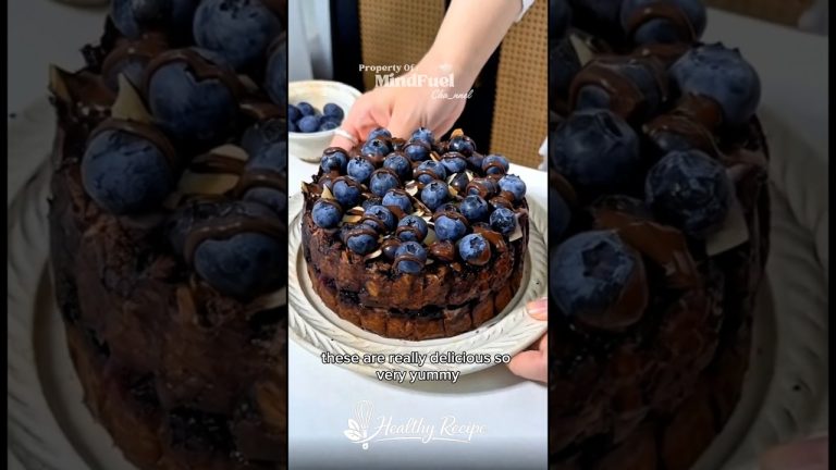 Healthy Cake Blueberry Dark Chocolate Baked Oatmeal | Easy & Delicious #recipe #healthyfood