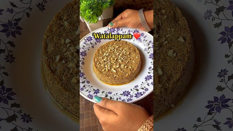 Watalappam recipe #watalappam #viral #shorts #youtubeshorts #srilankanrecipes #ramadanrecipes #yt