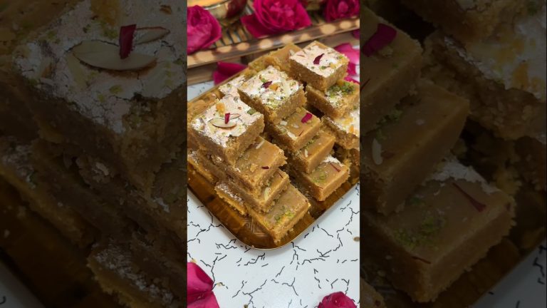 Rajasthani Besan ki Muthiya Chakki Halwai Style | Holi Festival Sweet | बेसन की दानेदार चक्की