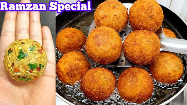 Chicken Cheese Balls Recipe (Ramzan Special) | Crispy Iftar Snacks Recipe | Cheesy Chicken Balls