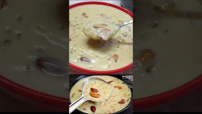 🔥 Creamy, dreamy, and super tasty!#SaggubiyyamPayasam #PayasamRecipe  #ShortsRecipe #YouTubeShorts