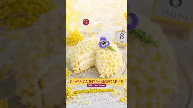 🌼 Torta Mimosa Senza Glutine e Senza Lattosio – 8 Marzo in versione VivoGlutenFree 💛