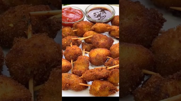 Toothpick Chicken Pakoda Recipe ♥️ #food #viral #recipe #youtubeshorts #snacks #chicken #easyrecipe