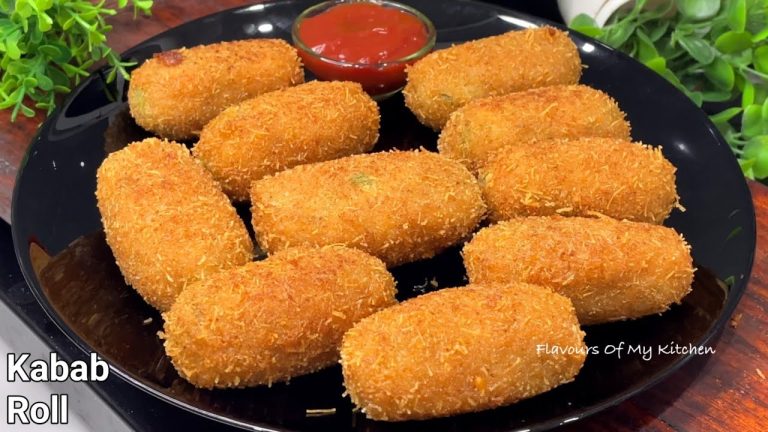 Chicken Cheese Kabab Roll Recipe Ramadan Iftar Special | इफ्तार में चटपटे कबाब रोल ज़रूर बनाएं