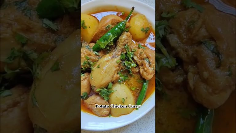 How To Make Aloo Chicken Recipe Pakistani Style | Aloo Chicken Shorba Pakistani Style Recipe |