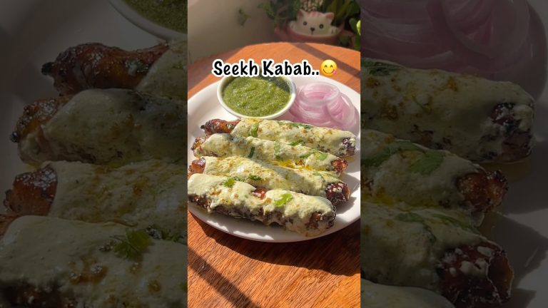 Famous Aslam Butter Seekh Kabab | Iftar Special Juicy Seekh Kebab Recipe.😋 #seekhkabab #kebab #kabab