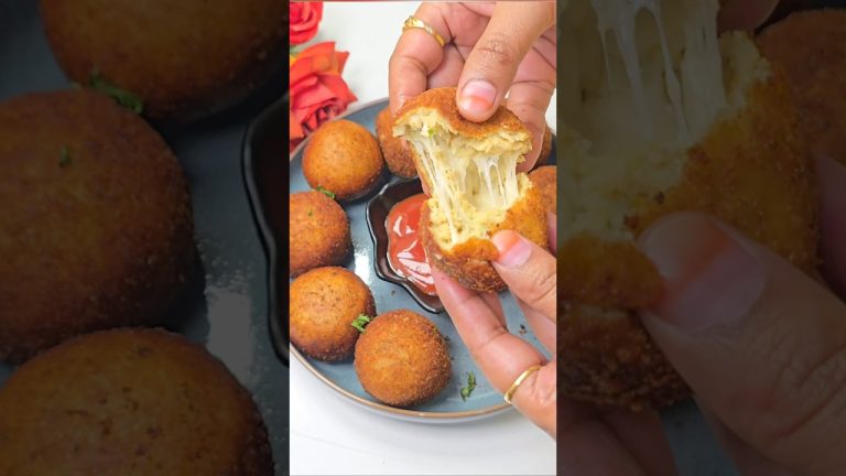 Iftar Special Cheesy Chicken Balls | Ramzan Special Chicken Cheese Balls | Quick & Easy Recipe