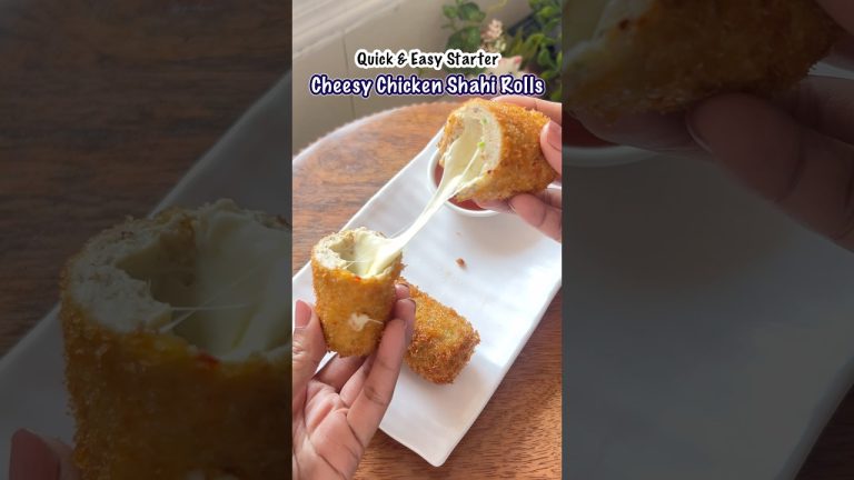 Ultimate Cheesy Chicken Shahi Rolls : A Perfect Ramadan Iftar Snack! 🌙😋 #chickenroll #chickenrolls