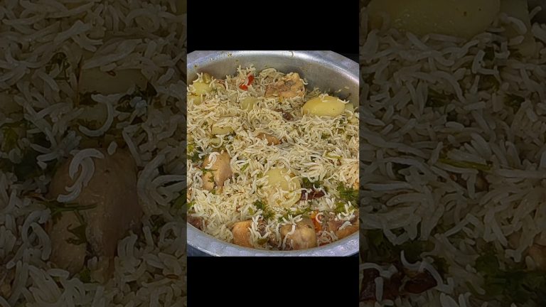 Chicken Aloo Pulao Recipe