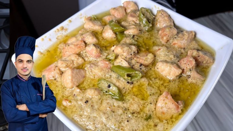 Chicken White  Handi Recipe By Chef M Afzal|