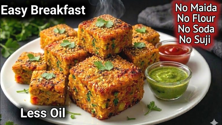 Stop Eating Oily Food! Try This No Maida No Flour Healthy Breakfast Recipe | Kids Lunch Box Recipes