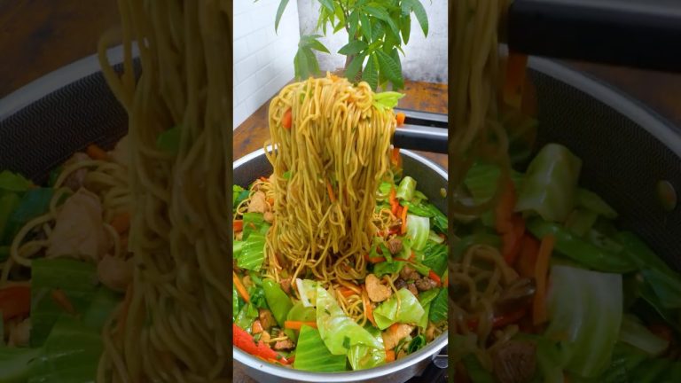 Pancit Canton Recipe #cooking #recipe #foodie