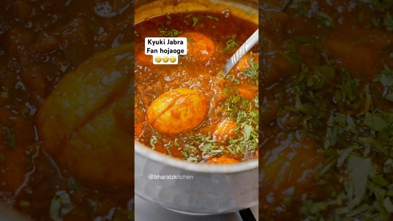 Up wali Desi EGG Curry #bharatzkitchen #food #cookingrecipes #recipe #foodrecipes