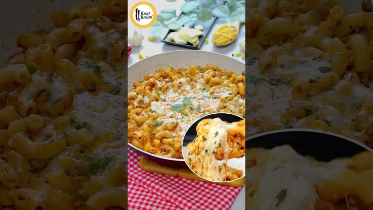 Easy Cheesy Tomato Pasta Recipe by Food Fusion
