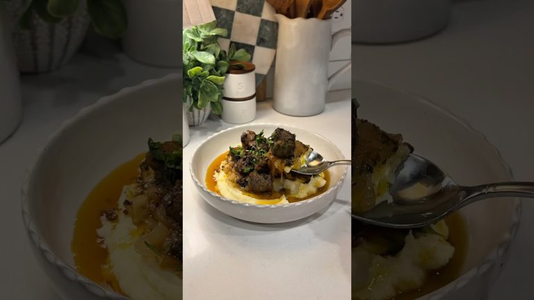 I could eat this everyday👩🏻‍🍳🥩 #dinnerideas #easyrecipe #cooking #comfortfood #recipe