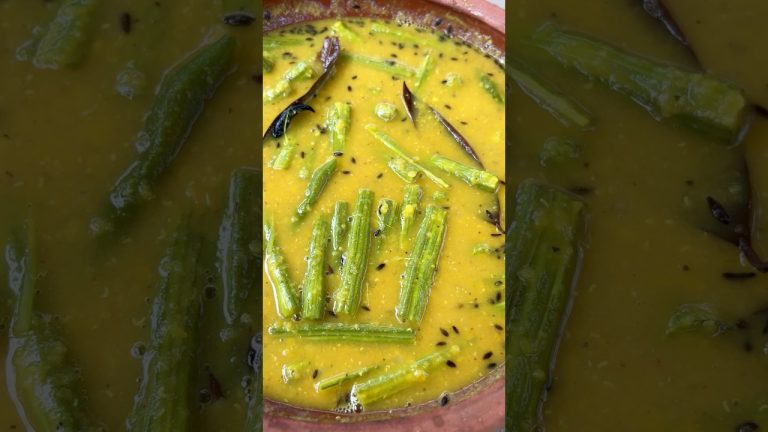 Simple & Healthy Drumstick Dal Recipe 🍲 #shorts #cooking #villagecooking