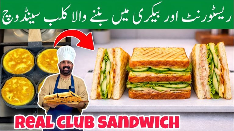 Restaurant Club Sandwich🥪 Recipe – Cheese Sandwich For Lunch Box – Fast Cooking Skills – BaBa Food